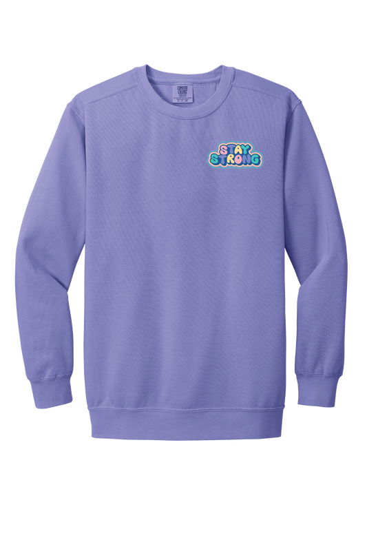 Groovy Comfort Colors Crew Sweatshirt