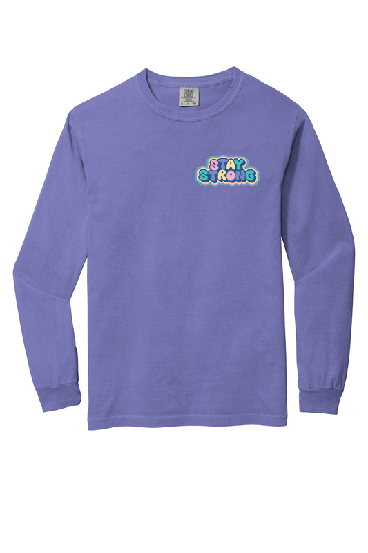 Groovy Comfort Colors Heavyweight Long Sleeve T